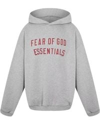 Fear Of God - Logo Hooded Sweatshirt - Lyst