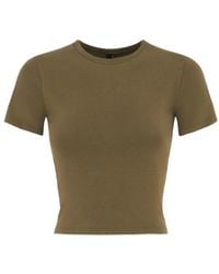 Entire studios - Micro Cropped T-Shirt - Lyst