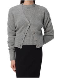 Fabiana Filippi - V-Neck Knitted Cardigan - Lyst