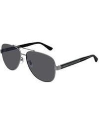 Gucci - Eyewear Double Bridge Pilot Sunglasses - Lyst