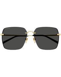 Gucci - Eyewear Specialized Fit Square Sunglasses - Lyst