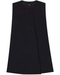 we11done - Sleeveless Wool Dress - Lyst