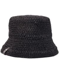 Weekend by Maxmara - Logo Lettering Woven Bucket Hat - Lyst