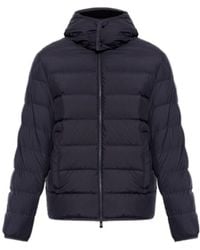 Moncler - Long-Sleeved Hooded Down Jacket - Lyst