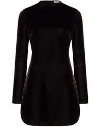 Alaïa - Velvet Cinched Mini Dress - Lyst
