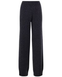 Fabiana Filippi - Sequin-Embellished Knit Casual Trousers - Lyst