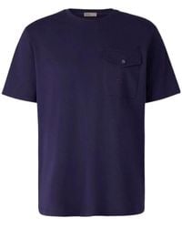 Herno - Logo Detailed Crewneck T-Shirt - Lyst