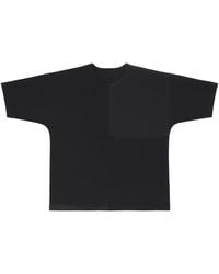 Issey Miyake - Panelled Crew-Neck T-Shirt - Lyst