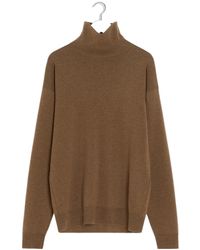 Lemaire - High-Neck Knitted Jumper - Lyst