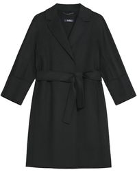 Max Mara - 'S Arona Belted Long-Sleeved Coat - Lyst