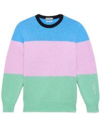 JW Anderson - Jw Anderson Hillbrush Color-Block Knitted Sweater - Lyst