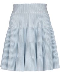Balmain - Knit Mini Skirt - Lyst