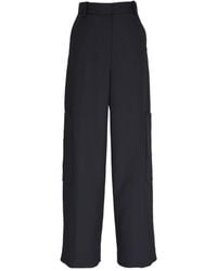 KHAITE - Caiton High-Waisted Straight Leg Trousers - Lyst