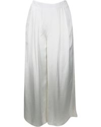 Fabiana Filippi - Wide-Legged Casual Pants With Elastic Edges - Lyst