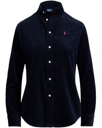 Polo Ralph Lauren - Cord Long-Sleeve Plain Shirt - Lyst