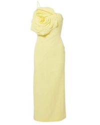 Blumarine - Floral Embroidered Midi Dress - Lyst