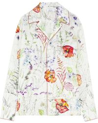 McQueen - Silk Floral Shirt - Lyst