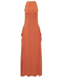 Lanvin - Sleeveless Maxi Dress - Lyst