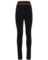 Marni - Logo Waistband High Waist Trousers - Lyst