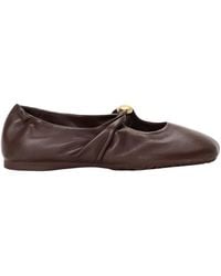 Loewe - Anagram Ballet Flats - Lyst