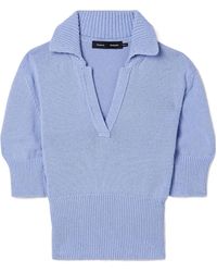 Proenza Schouler - Reeve Knitted Polo Shirt - Lyst