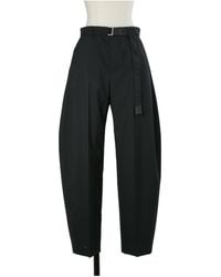 Sacai - Pleated Wide-Leg Pants - Lyst