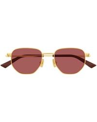 Bottega Veneta - Eyewear Split Panthos Sunglasses - Lyst