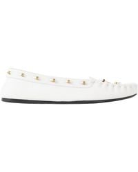 KHAITE - Milly Embellished Whipstitched Textured-Leather Loafers - Lyst