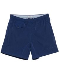 C.P. Company - Logo-Embroidered Swim Shorts - Lyst