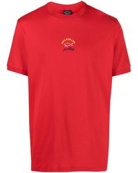 Paul & Shark - Front Logo Print T-Shirt - Lyst