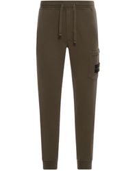 Stone Island - Logo Patch Drawstring Trousers - Lyst
