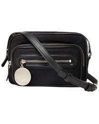 Stella McCartney - Logo-Plaque Zipped Crossbody Bag - Lyst