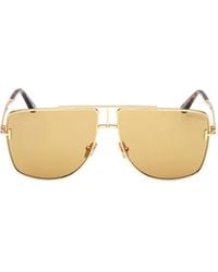 Tom Ford - Eyewear Aviator Frame Sunglasses - Lyst