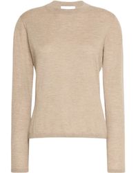 Max Mara - Cashmere Yarn Crew-Neck Sweater - Lyst