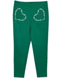 Moschino - Heart-Shaped Bag Casual Pants - Lyst