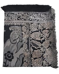 Pierre Louis Mascia - Floral-Print Fringed Scarf - Lyst