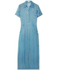 Dries Van Noten - Striped Midi Shirt Dress - Lyst