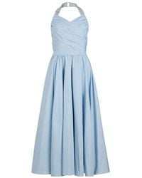 Patou - Halterneck Maxi Dress - Lyst