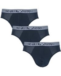 Emporio Armani - 3-Piece Briefs Pants - Lyst