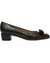 Ferragamo - Round Head High Heels - Lyst