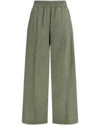Brunello Cucinelli - Elasticated Trousers - Lyst