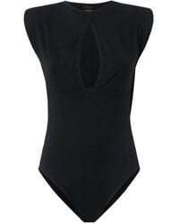 Pinko - Cut-Out Bodysuit - Lyst