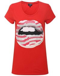 Armani Jeans - Printed T-Shirt - Lyst