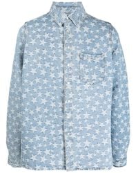 ERL - Star Pattern Long Sleeve Shirt - Lyst