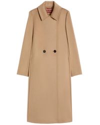 Max Mara - Double-Breasted Wool Coat - Lyst