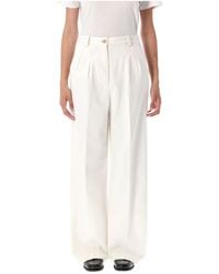A.P.C. - Tressie Straight-Leg Chino Trousers - Lyst