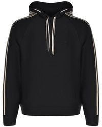 Emporio Armani - Stripe Trim Hoodies - Lyst