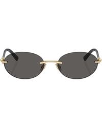 Tiffany & Co. - Oval Frameless Sunglasses - Lyst