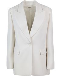 P.A.R.O.S.H. - Double Lapel Single-Breasted Suit Jacket - Lyst