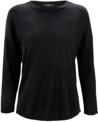 Weekend by Maxmara - Round-Neck Long-Sleeved Pullover - Lyst